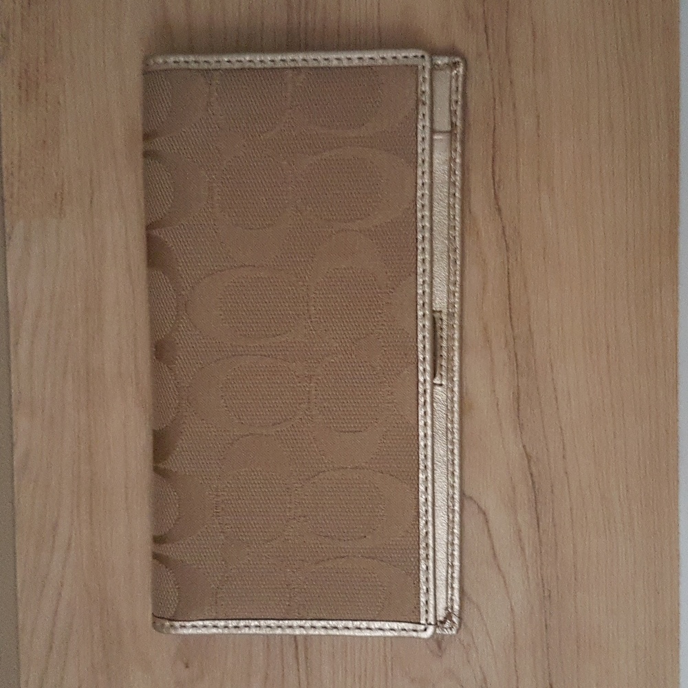 Coach Monogram Tan Women's Wallet